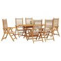 Conjunto de Comedor de Jardín 7 pcs Beige en Mesas de jardín | Comprar online en Foru.es