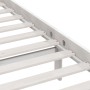Estructura de cama de madera maciza de pino blanco 140x190 cm de vidaXL, Camas y somieres - Ref: Foro24-810128, Precio: 138,0...