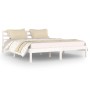 Estructura de cama madera maciza de pino blanco 160x200 cm de vidaXL, Camas y somieres - Ref: Foro24-810441, Precio: 101,89 €...