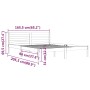 Estructura de cama madera maciza de pino blanco 160x200 cm de vidaXL, Camas y somieres - Ref: Foro24-810441, Precio: 101,89 €...