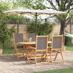 Conjunto de Comedor de Jardín 5 pcs Antracita en Mesas de jardín | Comprar online en Foru.es