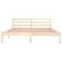 Solid pine wood bed frame 160x200 cm by vidaXL, Beds and slatted bases - Ref: Foro24-810440, Price: 100,83 €, Discount: %