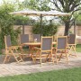 Conjunto de Comedor de Jardín 7 pcs Antracita en Mesas de jardín | Comprar online en Foru.es