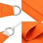 Toldo de vela cuadrado tela Oxford naranja 4,5x4,5 m en Sombrillas | Comprar online en Foru.es