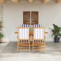 Conjunto de Comedor de Jardín 5 pcs Azul y en Mesas de jardín | Comprar online en Foru.es
