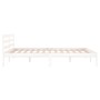 Estructura de cama madera maciza de pino blanco 140x200 cm de vidaXL, Camas y somieres - Ref: Foro24-810431, Precio: 94,85 €,...