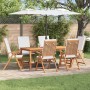 Silla de Jardín 6 pcs Marrón y 57 x 71.5 x 104 cm en Sillas de jardín | Comprar online en Foru.es