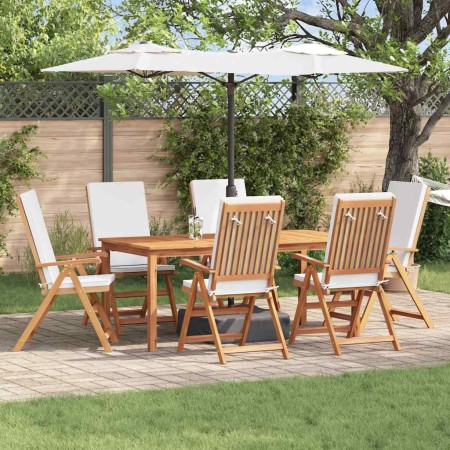 Silla de Jardín 6 pcs Marrón y 57 x 71.5 x 104 cm en Sillas de jardín | Comprar online en Foru.es