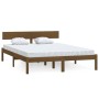 Estructura de cama madera maciza pino marrón miel 120x200 cm de vidaXL, Camas y somieres - Ref: Foro24-810145, Precio: 95,59 ...