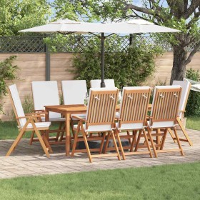 Silla de Jardín 8 pcs Marrón y 57 x 71.5 x 104 cm en Sillas de jardín | Comprar online en Foru.es