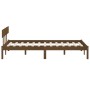 Estructura de cama madera maciza pino marrón miel 120x200 cm de vidaXL, Camas y somieres - Ref: Foro24-810145, Precio: 95,59 ...