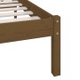 Estructura de cama madera maciza pino marrón miel 120x200 cm de vidaXL, Camas y somieres - Ref: Foro24-810145, Precio: 95,59 ...