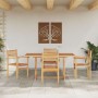 Conjunto de Comedor de Jardín 5 pcs Natural en Conjuntos de jardín | Comprar online en Foru.es