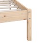 Estructura de cama madera maciza de pino 150x200 cm de vidaXL, Camas y somieres - Ref: Foro24-810152, Precio: 120,10 €, Descu...