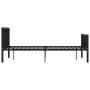 Estructura de cama de metal negro 160x200 cm de vidaXL, Camas y somieres - Ref: Foro24-284572, Precio: 142,49 €, Descuento: %