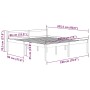Cama para personas mayores madera maciza pino blanca 180x200 cm de vidaXL, Camas y somieres - Ref: Foro24-810630, Precio: 153...