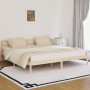 Estructura de cama madera maciza de pino 200x200 cm de vidaXL, Camas y somieres - Ref: Foro24-810450, Precio: 103,91 €, Descu...