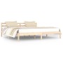 Estructura de cama madera maciza de pino 200x200 cm de vidaXL, Camas y somieres - Ref: Foro24-810450, Precio: 103,91 €, Descu...
