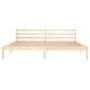 Estructura de cama madera maciza de pino 200x200 cm de vidaXL, Camas y somieres - Ref: Foro24-810450, Precio: 103,91 €, Descu...
