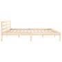 Estructura de cama madera maciza de pino 200x200 cm de vidaXL, Camas y somieres - Ref: Foro24-810450, Precio: 103,91 €, Descu...