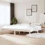 Estructura de cama madera maciza de pino blanco 200x200 cm de vidaXL, Camas y somieres - Ref: Foro24-3100610, Precio: 135,05 ...