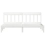 Estructura de cama madera maciza de pino blanco 200x200 cm de vidaXL, Camas y somieres - Ref: Foro24-3100610, Precio: 135,05 ...