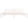 Estructura de cama madera maciza de pino blanco 180x200 cm de vidaXL, Camas y somieres - Ref: Foro24-810446, Precio: 114,05 €...