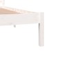 Estructura de cama madera maciza de pino blanco 180x200 cm de vidaXL, Camas y somieres - Ref: Foro24-810446, Precio: 114,05 €...