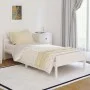 Solid white pine wood bed frame 90x200 cm by vidaXL, Beds and slatted bases - Ref: Foro24-810416, Price: 69,53 €, Discount: %