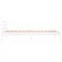 Solid white pine wood bed frame 90x200 cm by vidaXL, Beds and slatted bases - Ref: Foro24-810416, Price: 69,53 €, Discount: %