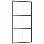 Puerta corredera con herrajes negro 102x205 cm ESG vidrio en Puertas | Comprar online en Foru.es