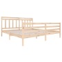 Estructura de cama de madera maciza 200x200 cm de vidaXL, Camas y somieres - Ref: Foro24-3100674, Precio: 140,41 €, Descuento: %