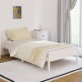 Estructura de cama madera maciza de pino blanco 100x200 cm de vidaXL, Camas y somieres - Ref: Foro24-810421, Precio: 78,11 €,...