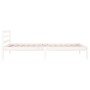Estructura de cama madera maciza de pino blanco 100x200 cm de vidaXL, Camas y somieres - Ref: Foro24-810421, Precio: 78,11 €,...