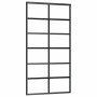 Puerta corredera con herrajes negro 102x205 cm ESG vidrio en Puertas | Comprar online en Foru.es