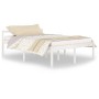 Cama para personas mayores madera maciza pino blanca 140x200 cm de vidaXL, Camas y somieres - Ref: Foro24-810615, Precio: 138...