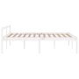 Cama para personas mayores madera maciza pino blanca 140x200 cm de vidaXL, Camas y somieres - Ref: Foro24-810615, Precio: 138...