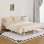 Estructura de cama madera maciza de pino 140x200 cm de vidaXL, Camas y somieres - Ref: Foro24-810430, Precio: 88,80 €, Descue...