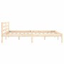 Estructura de cama madera maciza de pino 140x200 cm de vidaXL, Camas y somieres - Ref: Foro24-810430, Precio: 88,80 €, Descue...