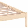 Estructura de cama madera maciza de pino 140x200 cm de vidaXL, Camas y somieres - Ref: Foro24-810430, Precio: 88,80 €, Descue...