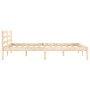 Estructura de cama madera maciza de pino 120x200 cm de vidaXL, Camas y somieres - Ref: Foro24-810425, Precio: 83,37 €, Descue...