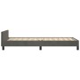 Estructura de cama con cabecero terciopelo gris oscuro 80x200cm de vidaXL, Camas y somieres - Ref: Foro24-347538, Precio: 93,...