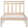 Estructura de cama madera maciza de pino 100x200 cm de vidaXL, Camas y somieres - Ref: Foro24-3100579, Precio: 88,57 €, Descu...