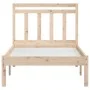 Estructura de cama madera maciza de pino 100x200 cm de vidaXL, Camas y somieres - Ref: Foro24-3100579, Precio: 87,47 €, Descu...