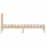 Estructura de cama madera maciza de pino 100x200 cm de vidaXL, Camas y somieres - Ref: Foro24-3100579, Precio: 87,47 €, Descu...