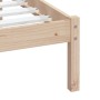 Estructura de cama madera maciza de pino 100x200 cm de vidaXL, Camas y somieres - Ref: Foro24-3100579, Precio: 88,57 €, Descu...