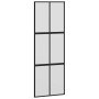 Puerta corredera con herrajes negro 76x205 cm vidrio templado en Puertas | Comprar online en Foru.es