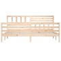 Estructura de cama de madera maciza 200x200 cm de vidaXL, Camas y somieres - Ref: Foro24-3101108, Precio: 160,17 €, Descuento: %