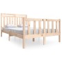 Estructura de cama de madera maciza 120x200 cm de vidaXL, Camas y somieres - Ref: Foro24-3100953, Precio: 117,08 €, Descuento: %