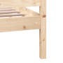 Estructura de cama de madera maciza 120x200 cm de vidaXL, Camas y somieres - Ref: Foro24-3100953, Precio: 117,08 €, Descuento: %